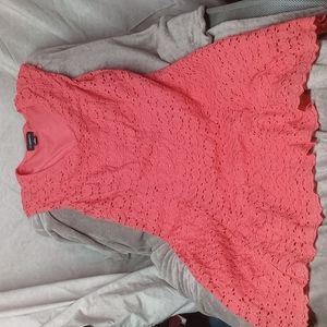 Sleeveless coral dress by Liz Claiborne